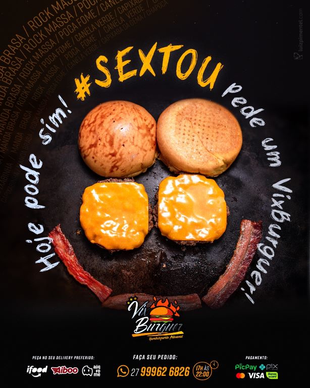 Redes Sociais - Vix Burguer (Médio)