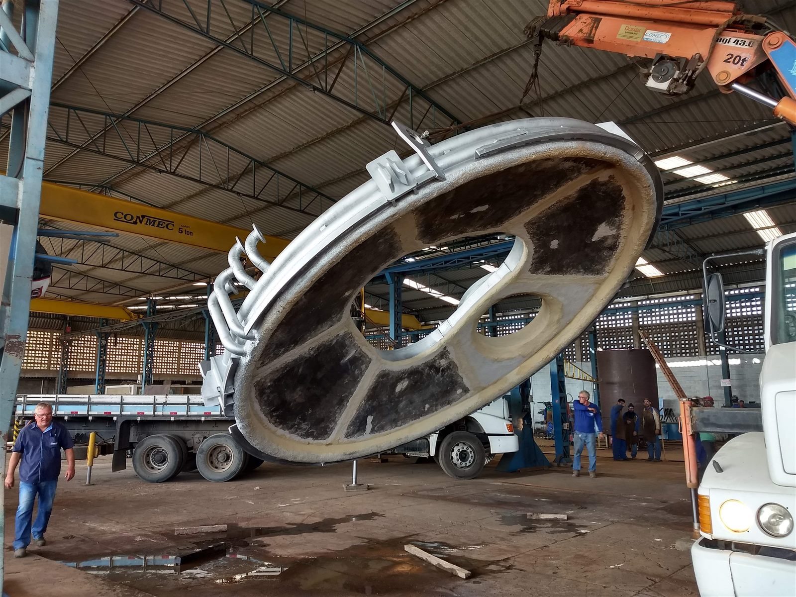 Fábrica da Conmec Industrial em Aracruz/ES